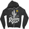 roam free Zipper Hoodie