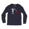 blackbeard's flag pirate edward teach Long Sleeve Shirts