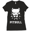 american pitbull terrier Ladies Fitted T-Shirt