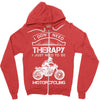 I Don't Need Therapy Just to Go Motorcycling Zipper Hoodie