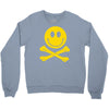 smiley pirate skull and crossbones Crewneck Sweatshirt