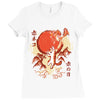 red skies Ladies Fitted T-Shirt