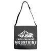 Faith Can Move Mountains Adjustable Strap Totes