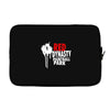 RED PAINBALL Laptop sleeve