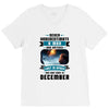 Never Underestimate A Man Who Watches Lost in Space And Was Born in De V-Neck Tee