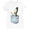 mr. poopybutthole Ladies Fitted T-Shirt