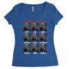 expressions of captain holt Women's Triblend Scoop T-shirt