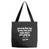 if you can read this put me back on my horse Tote Bags