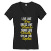 be golden Women's V-Neck T-Shirt