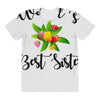 world's best sister with flowers All Over Women's T-shirt