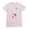 Peek a Boo with Pocket Baby Boy Ladies Fitted T-Shirt