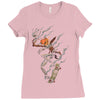 skate or burn! Ladies Fitted T-Shirt