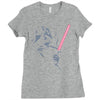 banksy cool darth Ladies Fitted T-Shirt