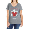 swansons bacon gym Ladies Curvy T-Shirt