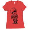 scary boy Ladies Fitted T-Shirt