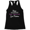 Dear Parents Tag You're It Love Teachers Women's Racerback Tank