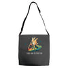 chaos and destruction Adjustable Strap Totes