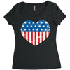 usa flag 2 Women's Triblend Scoop T-shirt