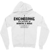 engineering it's as easy as riding a bike Zipper Hoodie