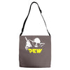 pew yoda wars funny Adjustable Strap Totes