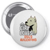 This Girl Loves Her Dogo Argentino Pin-back button