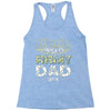 proud army dad Racerback Tank