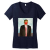Rene Magritte Parody Impeach Trump Women's V-Neck T-Shirt
