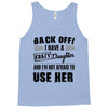 Back Off Crazy Daughter Afraid To Use Her Tank Top