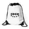 loco coco Drawstring Bags