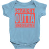 straight outta kindergarten Baby Bodysuit