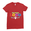 loco coco skul Ladies Fitted T-Shirt