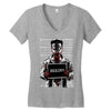 zombie prison photoshot Women's V-Neck T-Shirt