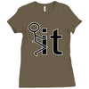 fk it funny college party Ladies Fitted T-Shirt