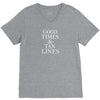good times and tan lines V-Neck Tee