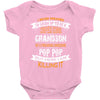 Super Cool Grandson Of A Freaking Awesome Pop Pop Baby Onesie