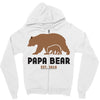 Papa Bear Zipper Hoodie
