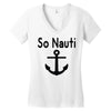 so nauti Women's V-Neck T-Shirt
