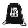 come my way Drawstring Bags