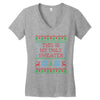 this is my ugly sweater Women's V-Neck T-Shirt