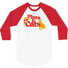 pizza and cats 3/4 Sleeve Shirt