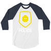 super secret police 3/4 Sleeve Shirt