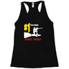 double trouble rocket ride Racerback Tank