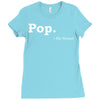 pop Ladies Fitted T-Shirt