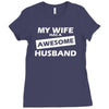 awesome husband Ladies Fitted T-Shirt