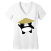 panda2 Women's V-Neck T-Shirt
