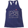 van desert Racerback Tank