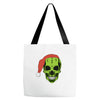 santa clous skeleton Tote Bags