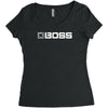 boss new Women's Triblend Scoop T-shirt