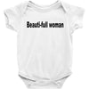 beautifull woman Baby Bodysuit