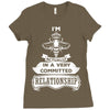 I Am Bee Actually In A Very Commited Relationship Ladies Fitted T-Shirt